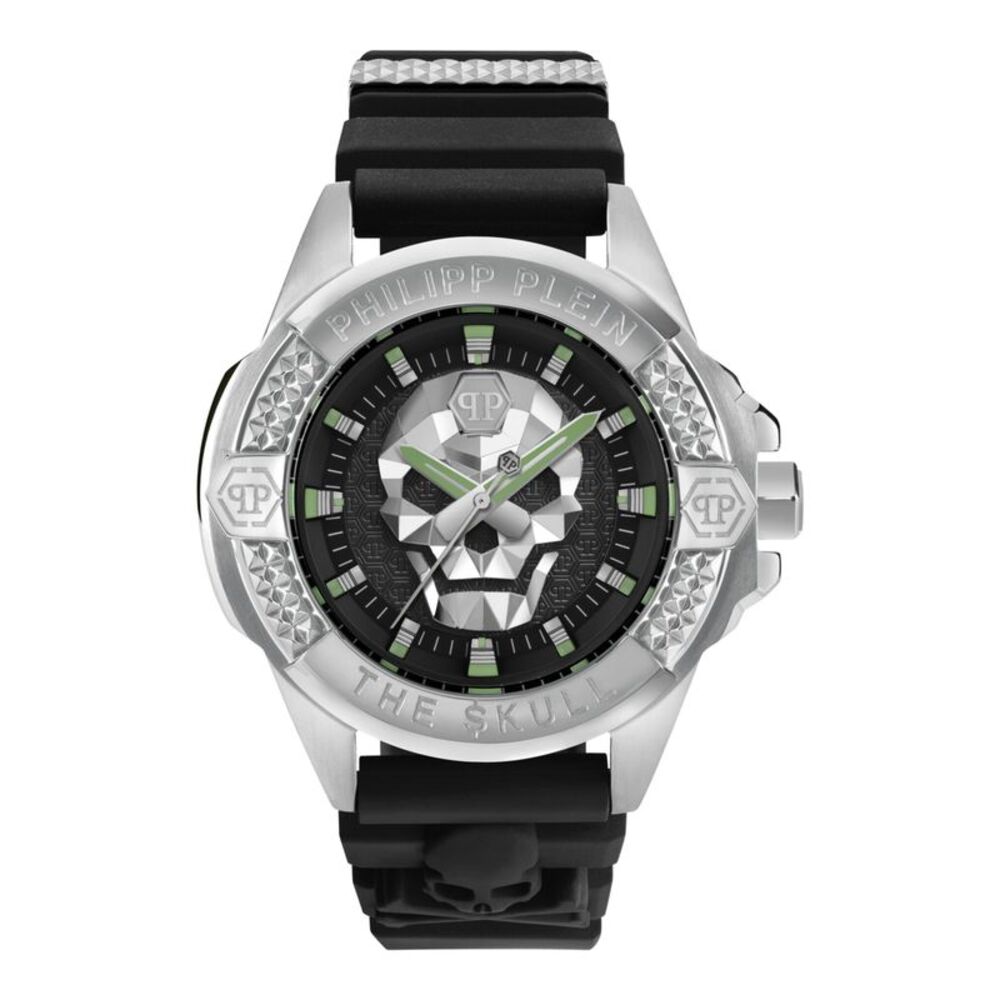 Philipp Plein The $kull Silicone Watch Silver Mens